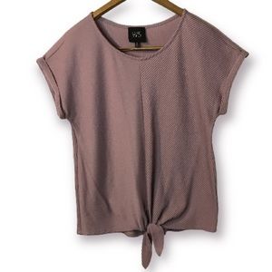 ANTHROPOLOGIE W5 LAVENDER BRAID LIKE TEXTURED TOP